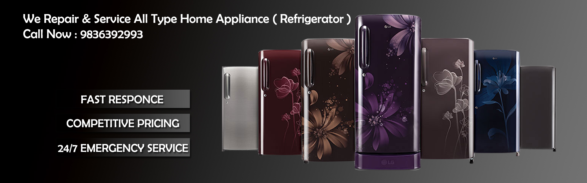 Customer Care North Refrigerator Repair & Services Banner